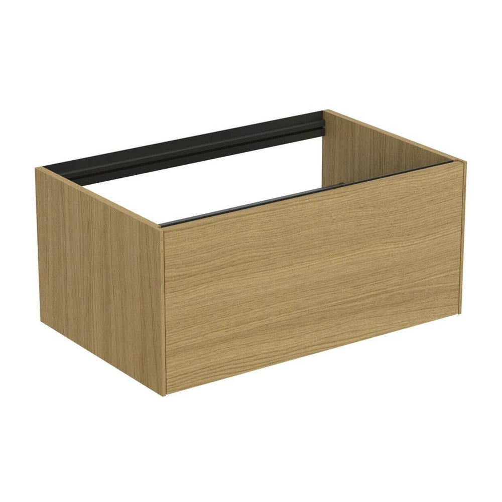 Висящ шкаф Ideal Standard Atelier Conca, светъл дъб, 1 чекмедже, 80 см