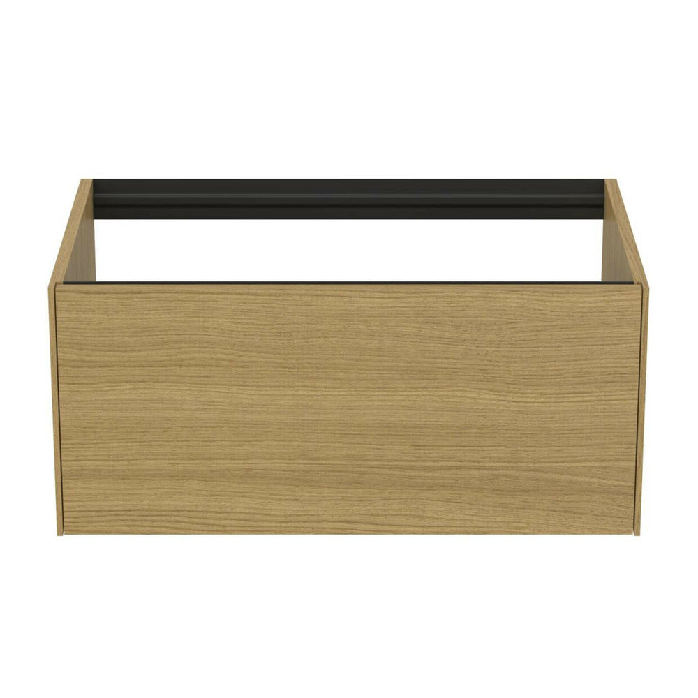 Висящ шкаф Ideal Standard Atelier Conca, светъл дъб, 1 чекмедже, 80 см