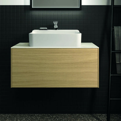 Висящ шкаф Ideal Standard Atelier Conca, светъл дъб, 1 чекмедже, 80 см