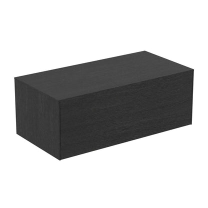 Ideal Standard Atelier Conca Wall-Mounted Base Cabinet Dark Oak Finish 1 Drawer with Top 100 cm