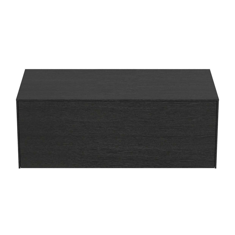 Ideal Standard Atelier Conca Wall-Mounted Base Cabinet Dark Oak Finish 1 Drawer with Top 100 cm