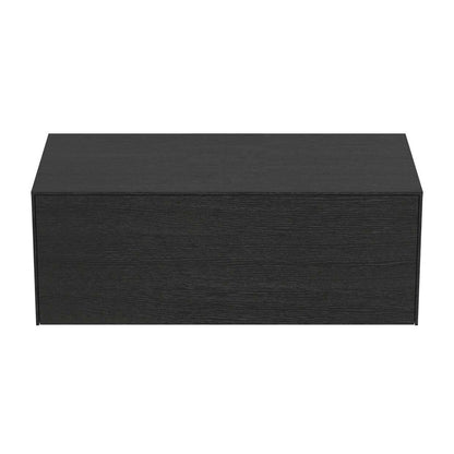 Ideal Standard Atelier Conca Wall-Mounted Base Cabinet Dark Oak Finish 1 Drawer with Top 100 cm