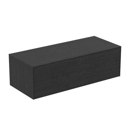 Suspended Base Cabinet Ideal Standard Atelier Conca Dark Oak Finish 1 Drawer with Top 120 cm