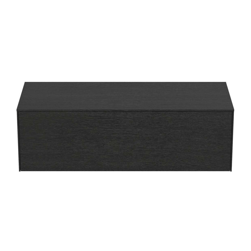 Suspended Base Cabinet Ideal Standard Atelier Conca Dark Oak Finish 1 Drawer with Top 120 cm