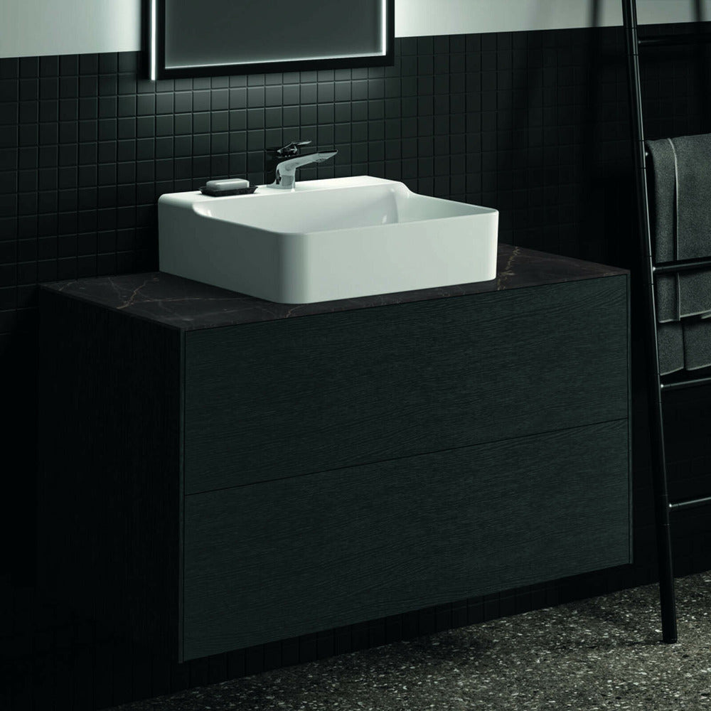 Долен шкаф Ideal Standard Atelier Conca, финиш тъмен дъб, 2 чекмеджета, 100 см