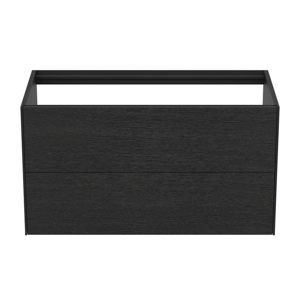 Долен шкаф Ideal Standard Atelier Conca, финиш тъмен дъб, 2 чекмеджета, 100 см