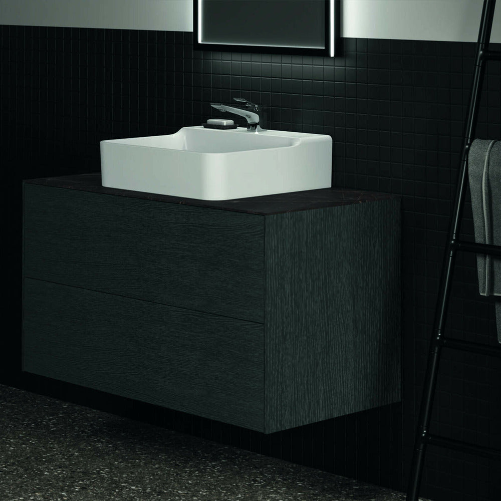 Долен шкаф Ideal Standard Atelier Conca, финиш тъмен дъб, 2 чекмеджета, 100 см