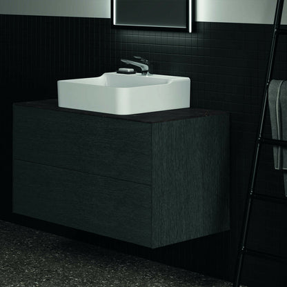 Долен шкаф Ideal Standard Atelier Conca, финиш тъмен дъб, 2 чекмеджета, 100 см