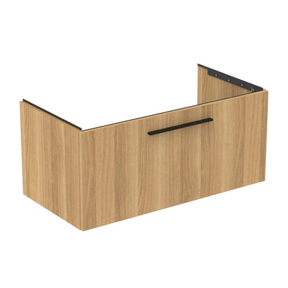 Ideal Standard i.life B Wall-Mounted Base Cabinet Natural Oak Finish 1 Drawer 100 cm