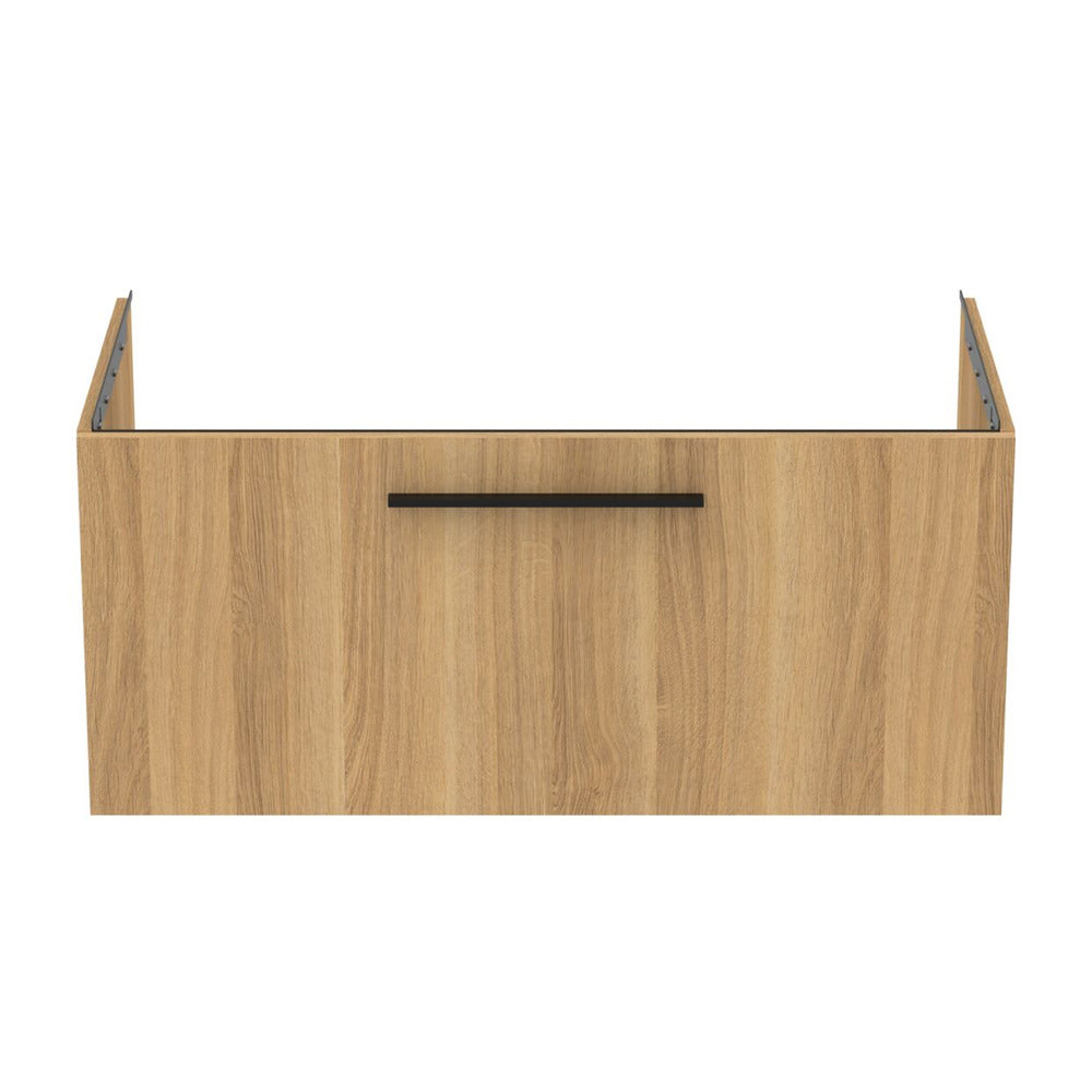 Ideal Standard i.life B Wall-Mounted Base Cabinet Natural Oak Finish 1 Drawer 100 cm