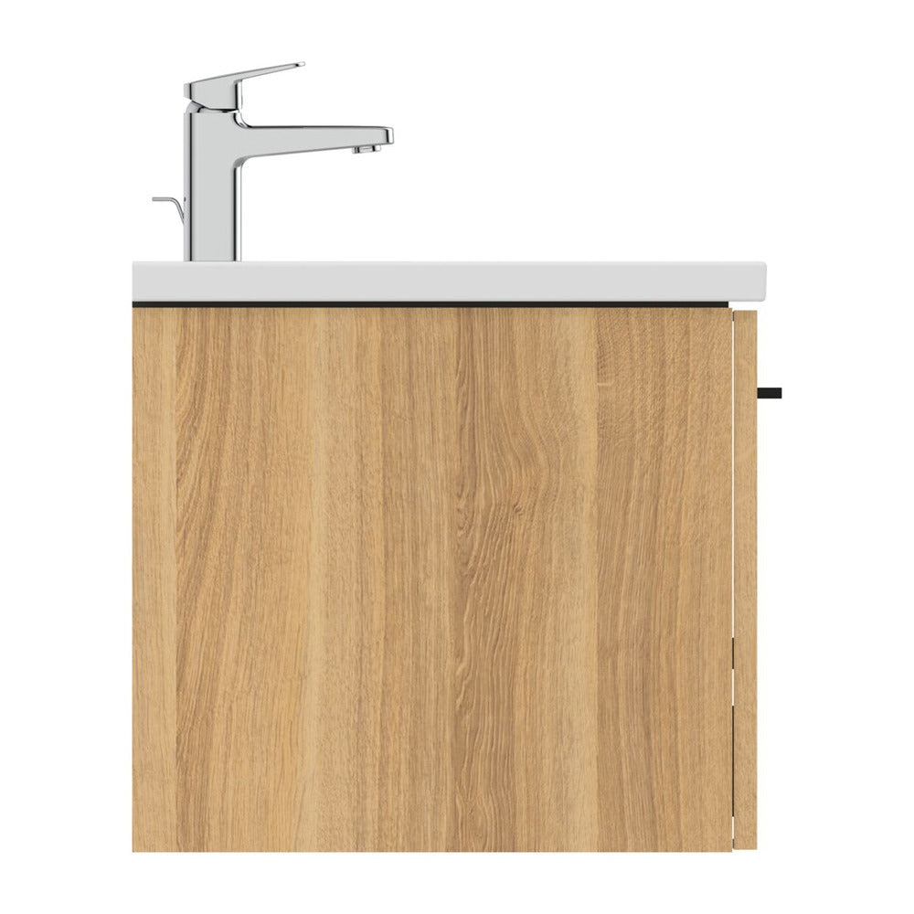 Ideal Standard i.life B Wall-Mounted Base Cabinet Natural Oak Finish 1 Drawer 100 cm