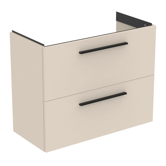 Висящ шкаф Ideal Standard i.life S 2 чекмеджета бежов - пясъчен 80 см