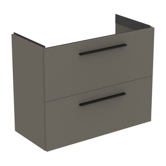 Долен шкаф Ideal Standard i.life S 2 чекмеджета сиво 80 см