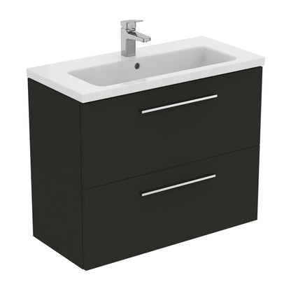 Таблетка за тоалетна Ideal Standard i.life S 2 чекмеджета сиво 80 см