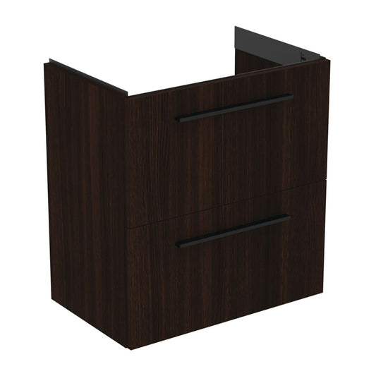Окачен шкаф Ideal Standard i.life S 2 чекмеджета дъб кафяв 60 см