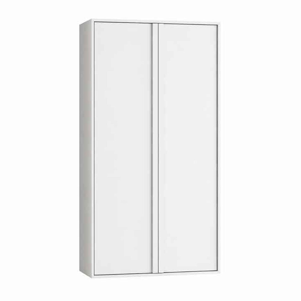 Висок шкаф за баня KolpaSan Storia 2 врати 80x150 см бял