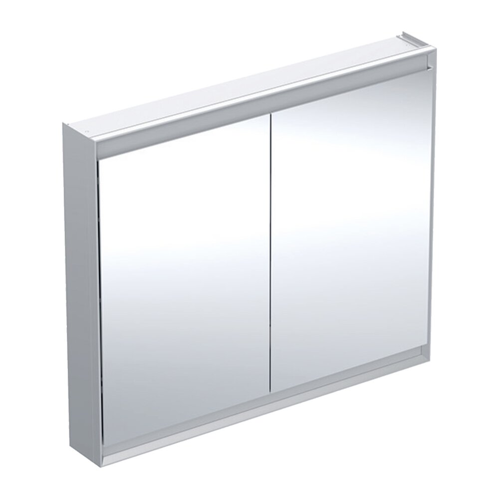 Шкаф с огледало Geberit One ComfortLight 105 см, алуминий еloxat