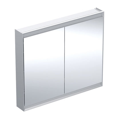 Шкаф с огледало Geberit One ComfortLight 105 см, алуминий еloxat