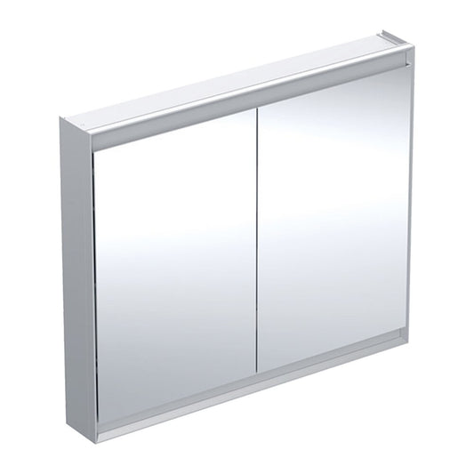 Шкаф с огледало Geberit One ComfortLight 105 см, алуминий еloxat
