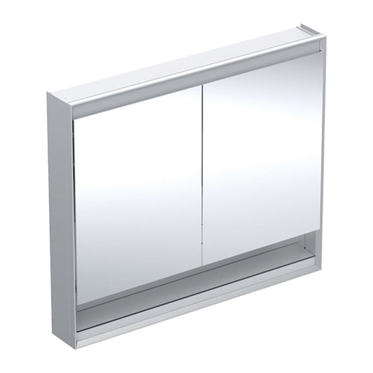 Шкаф с огледало и ниша Geberit One ComfortLight 105 см алуминий елорат