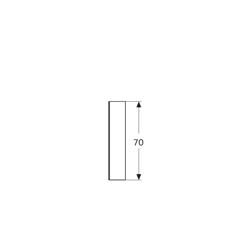 Geberit Option 120 cm Wall-Mounted Mirror Cabinet with 3 Doors