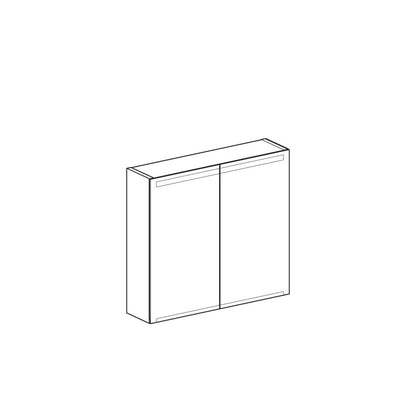 Geberit Option 75 cm Wall-Mounted Mirror Cabinet