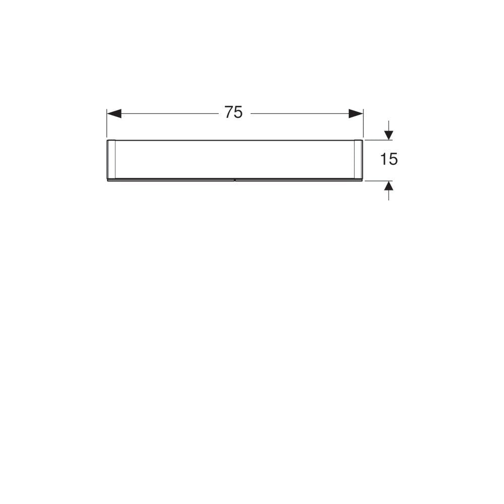 Geberit Option 75 cm Wall-Mounted Mirror Cabinet