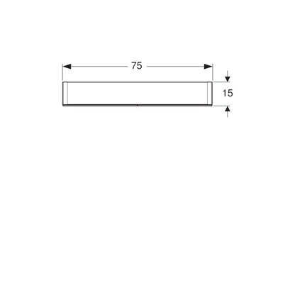 Geberit Option 75 cm Wall-Mounted Mirror Cabinet