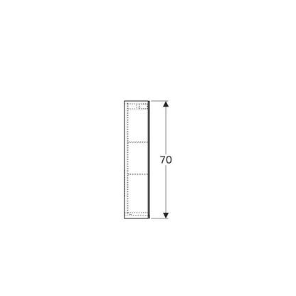 Geberit Option 75 cm Wall-Mounted Mirror Cabinet