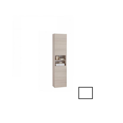 Висок стенен шкаф KolpaSan Oxana mdf бял 175x40 см