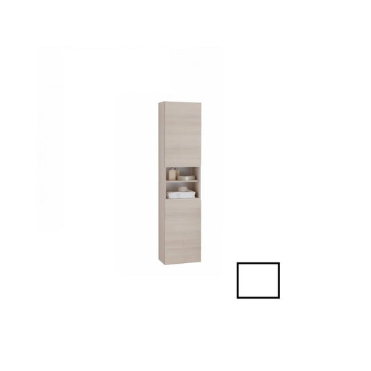KolpaSan Oxana Wall-Mounted Tall Cabinet White MDF 175x40 cm