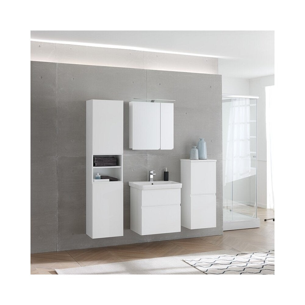 KolpaSan Oxana Medium Wall Cabinet MDF White 95x40 cm