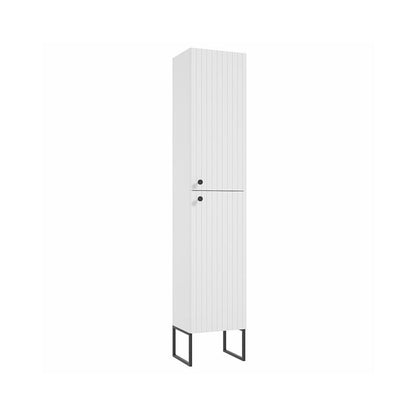 Душ шкав висок бял мат Defra Fuego 170x37 см