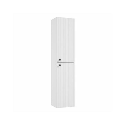 Душ шкав висок бял мат Defra Fuego 170x37 см
