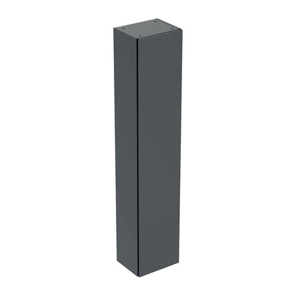 Geberit One Wall-Mounted High Cabinet Matte Black with 1 Door 36 cm
