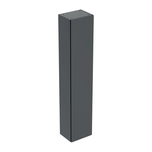 Geberit One Wall-Mounted High Cabinet Matte Black with 1 Door 36 cm