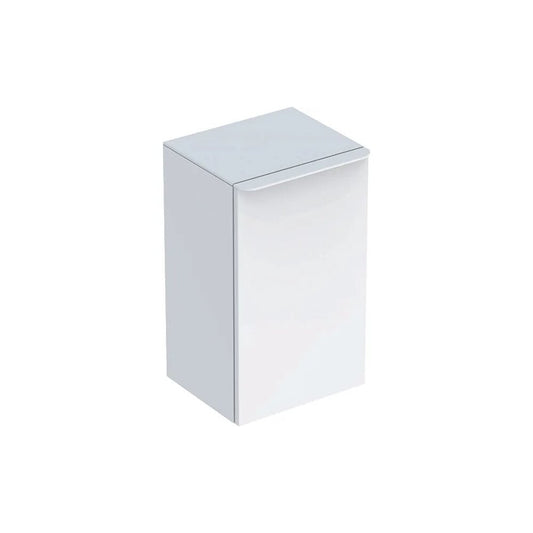 Geberit Smyle Square Medium Wall-Mounted Cabinet White 1 Door Right Stop 36 cm