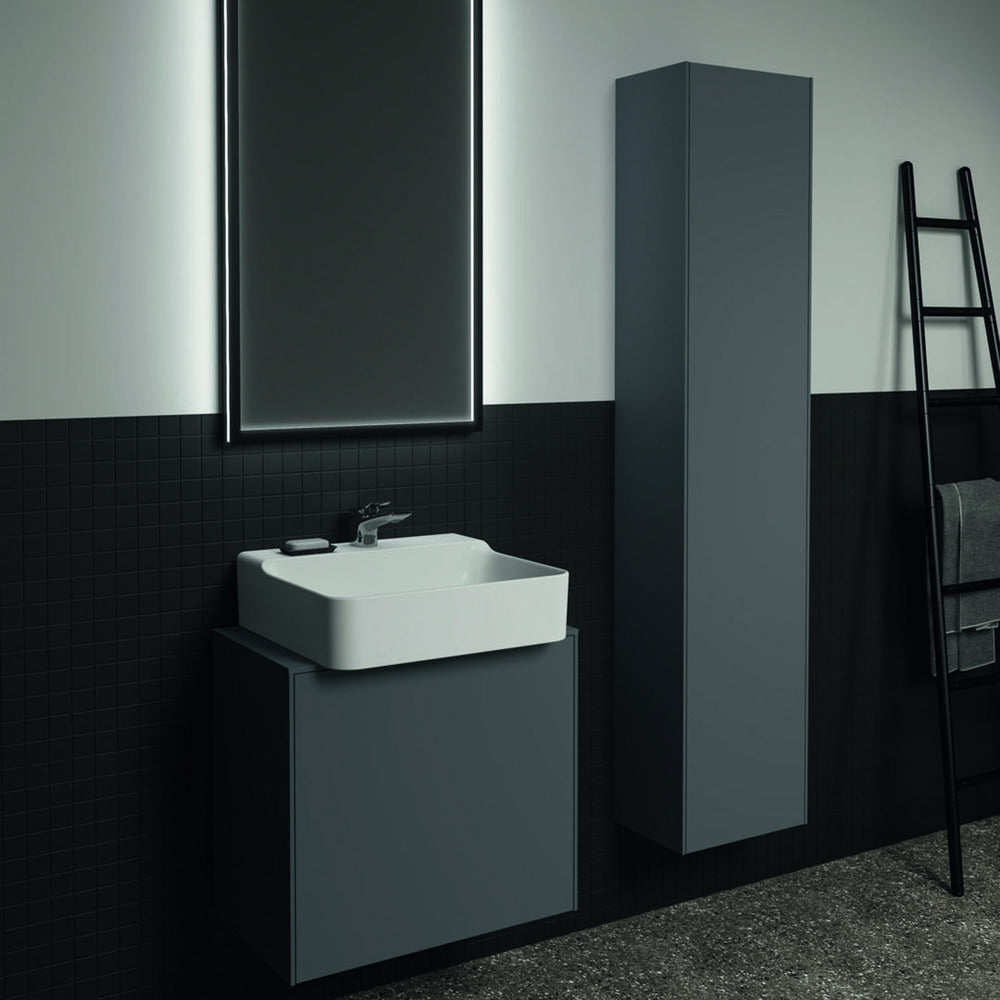 Висок стенен шкаф Ideal Standard Atelier Conca антрацит мат 1 врата 37 см