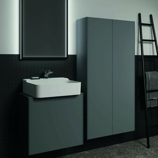 Висок окачен шкаф Ideal Standard Atelier Conca антрацит мат 72 см 2 врати