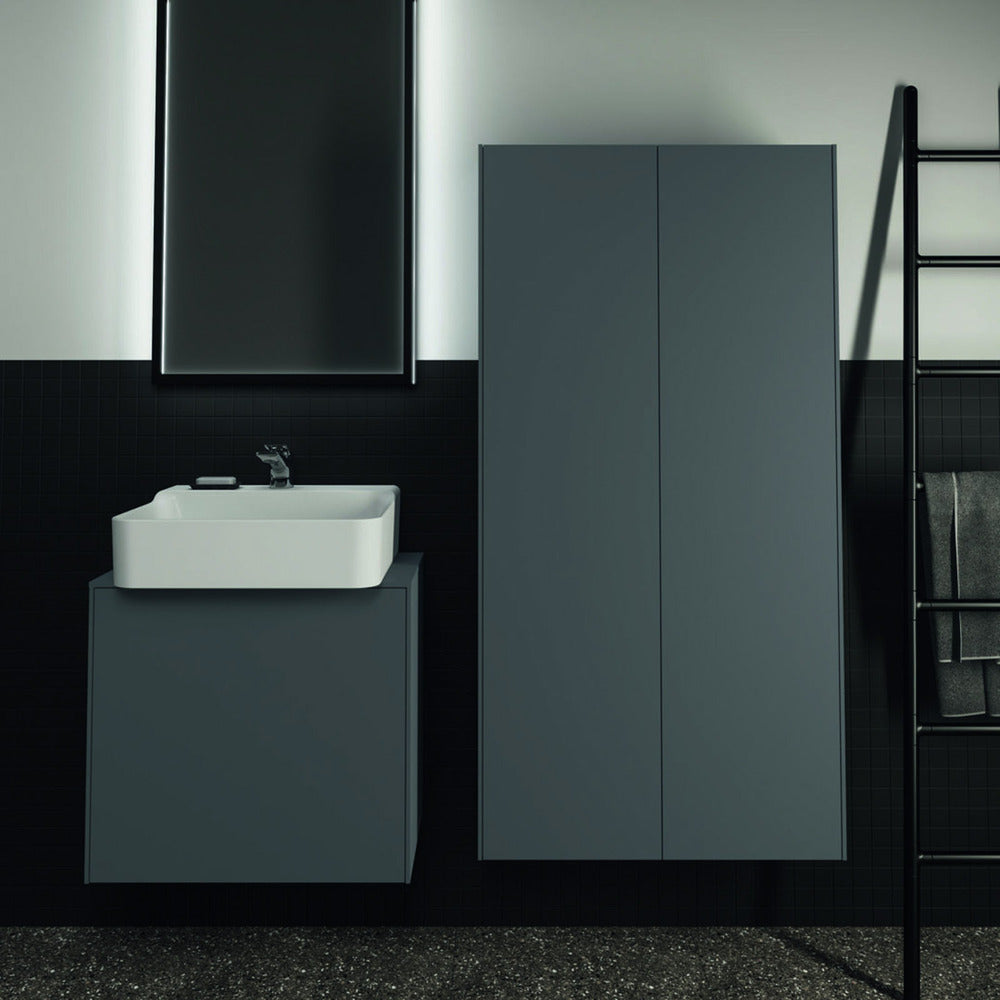 Висок окачен шкаф Ideal Standard Atelier Conca антрацит мат 72 см 2 врати