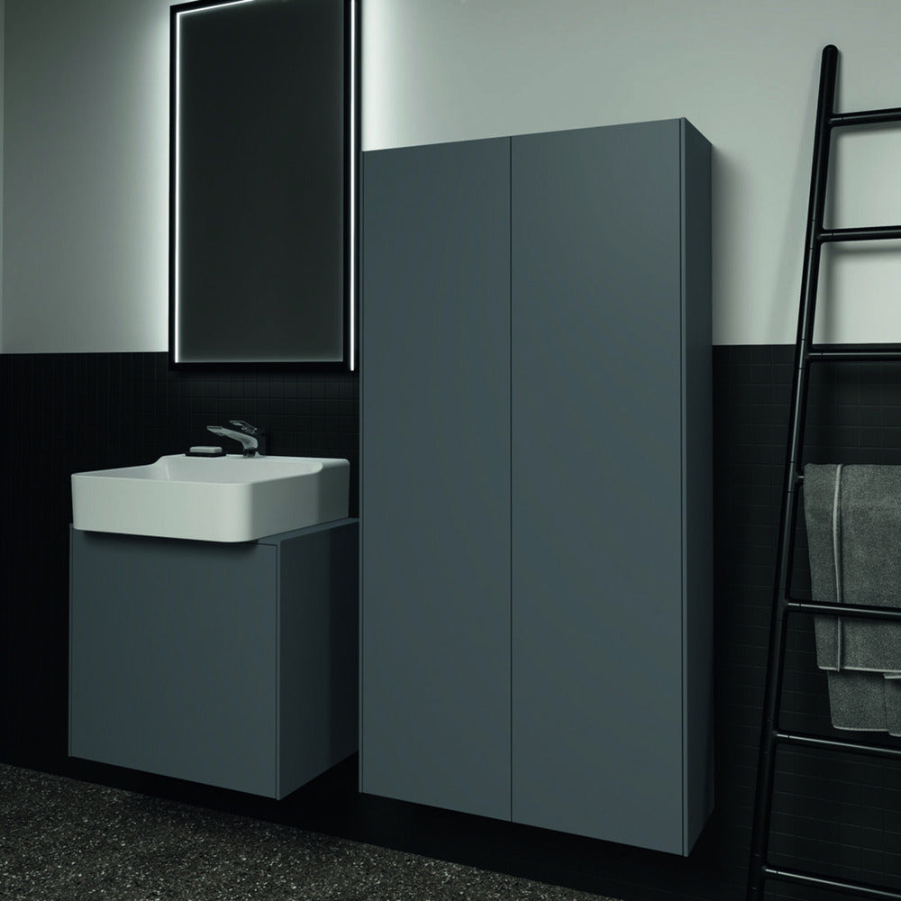 Висок окачен шкаф Ideal Standard Atelier Conca антрацит мат 72 см 2 врати