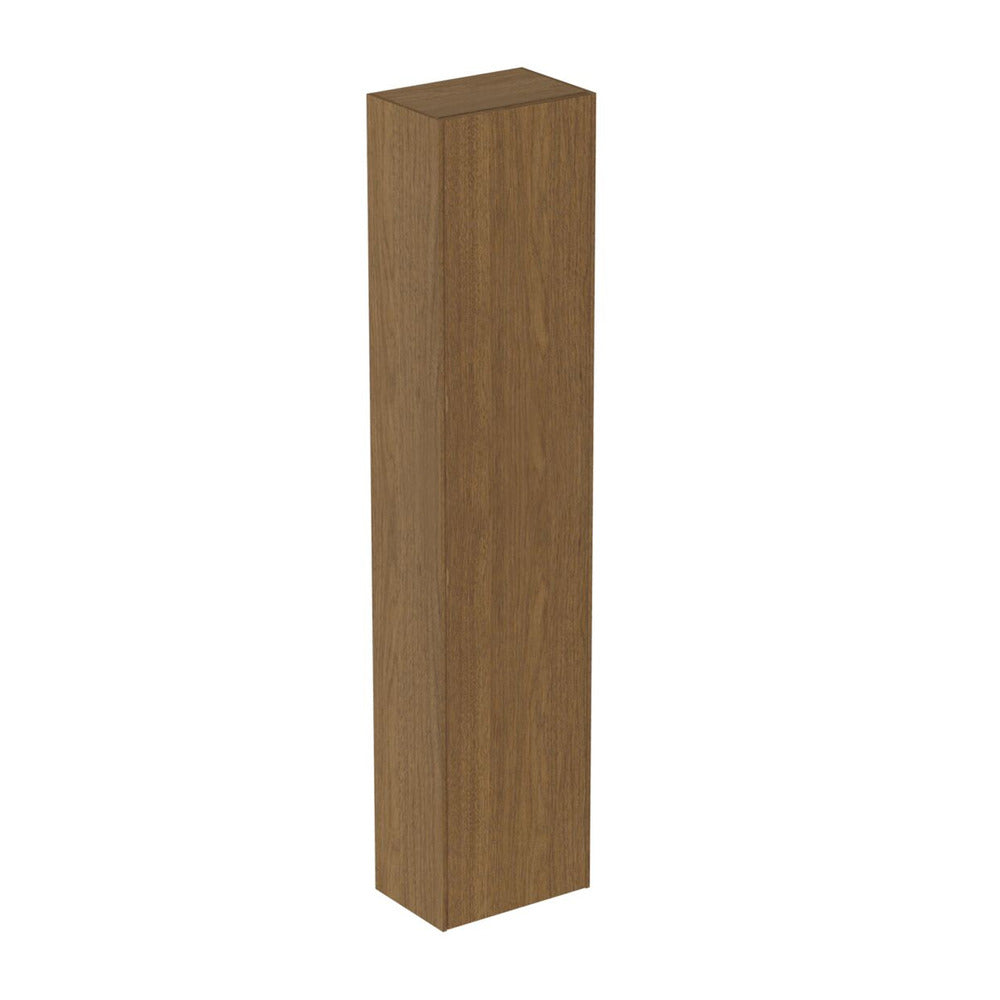 Висок стенен шкаф Ideal Standard Atelier Conca, тъмен орех, 1 врата, 37 см