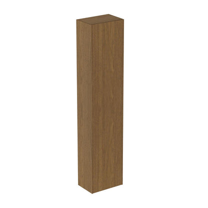 Висок стенен шкаф Ideal Standard Atelier Conca, тъмен орех, 1 врата, 37 см
