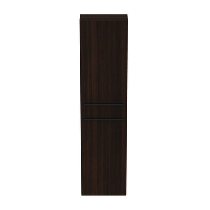 Ideal Standard i.life S High Wall-Mounted Cabinet Brown Oak Finish 40 cm 2 Doors