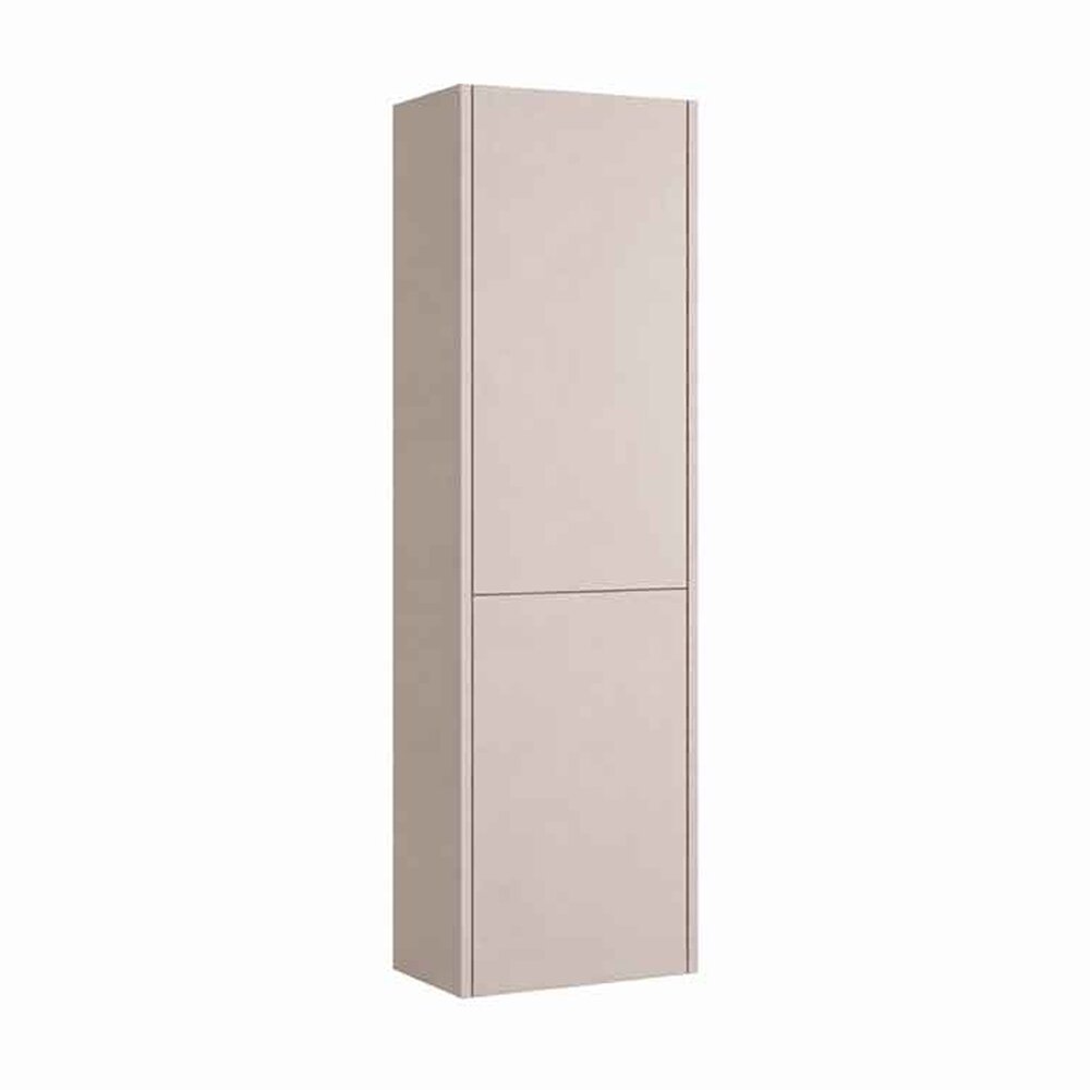 Висок стенен шкаф KolpaSan Joy 2 врати 45 cm светло сив финиш