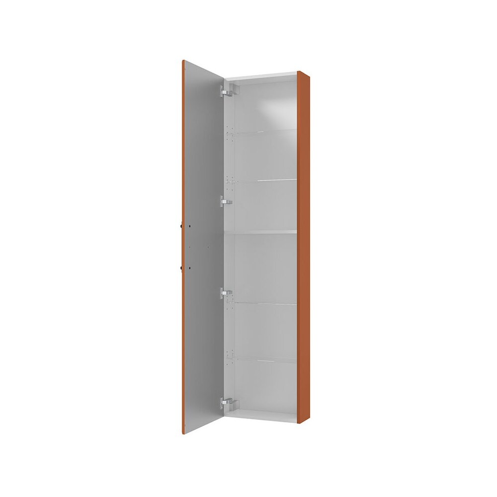 Висок окачен шкаф матов кафяв Defra MO-RE 170x42 см