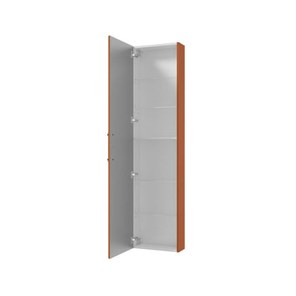 Висок окачен шкаф матов кафяв Defra MO-RE 170x42 см