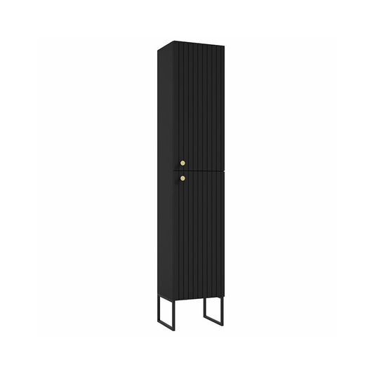 Долен шкаф с черно матово покритие Defra Fuego 170x37 см