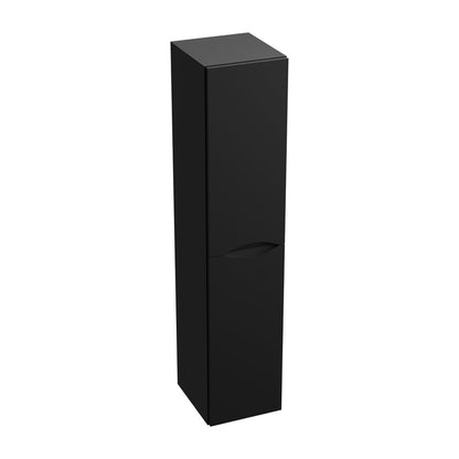 Висок окачен шкаф Rune Asger 2 врати 30 cm мат черен