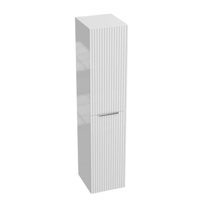 Висок окачен шкаф Rune Ivar 2 врати 30 cm бял мат